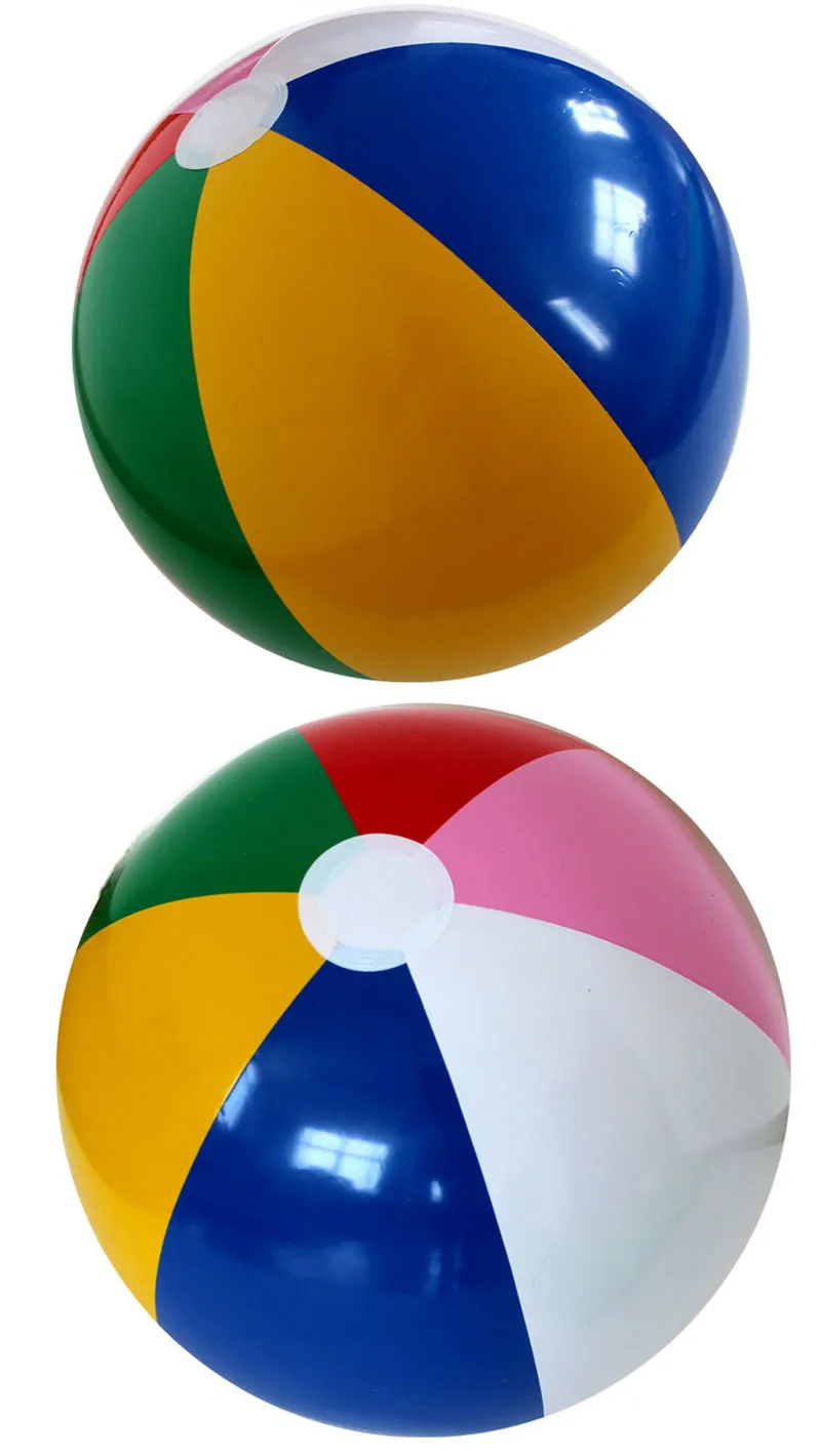 3 MULTI COLORED BEACH BALLS 16" Pool Party Beachball NEW #AA37 Free Shipping 
