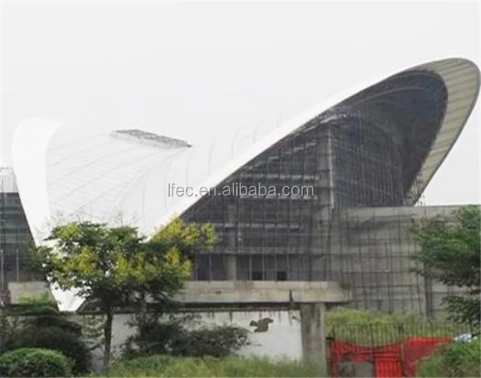 High quality steel structure space frame for stadium canopy