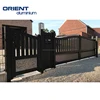 Simple iron gate grill designs/ aluminum farm gates Double Swing Gate(China Manufacturer)