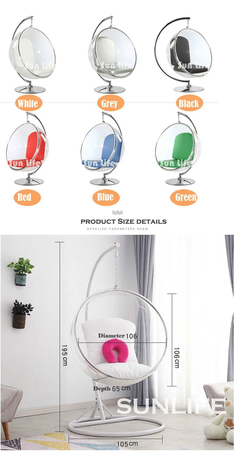 Best Selling Sun Life Indoor Pink Bubble Chair 2018 Buy Indoor Bubble