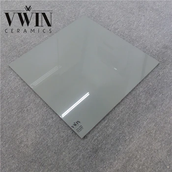 Light Grey Solid Color Ceramic Speckled Floor Tiles In China