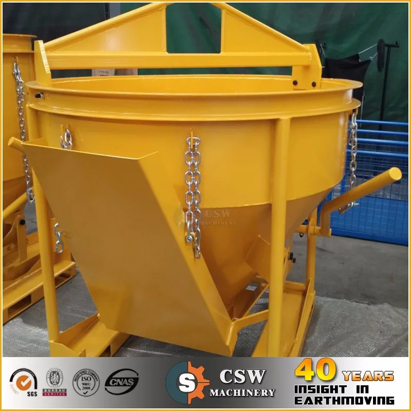 1cbm Concrete Kibble Bucket For A Trench Pipe Line Construction Job