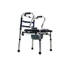 High quality medical elderly folding elderly foldable walking aid support walker for stroke patients