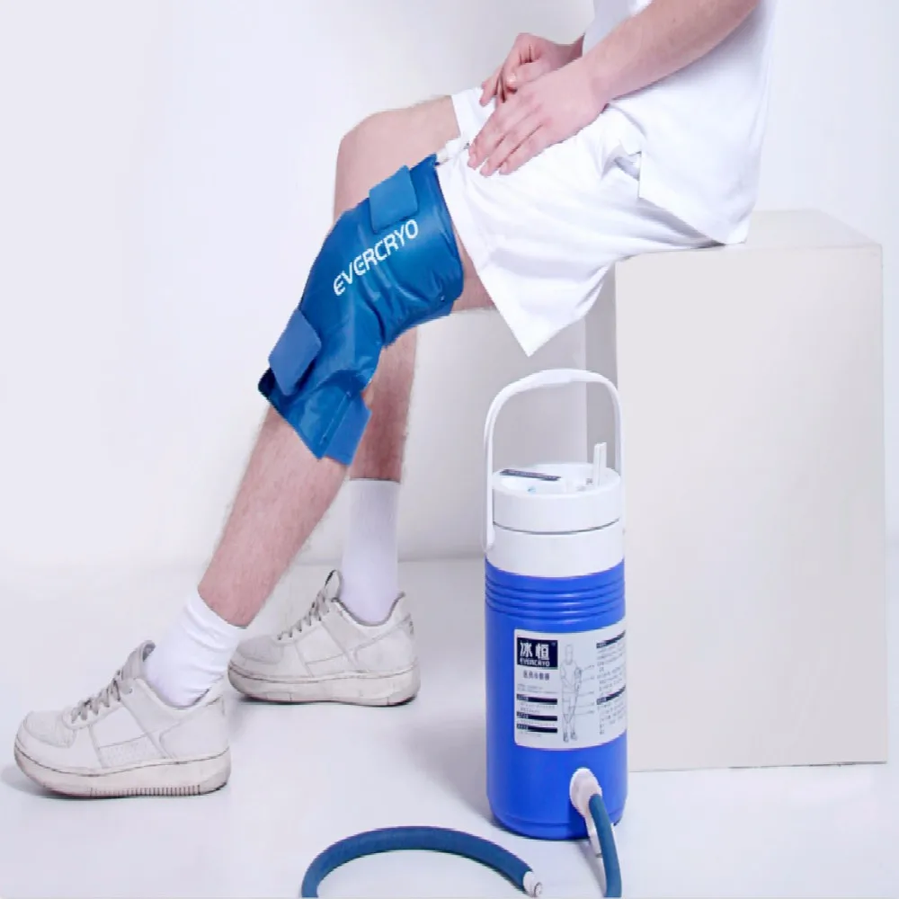 Cryo Cuff Cold Compression Therapy System For Recovery Of Knee Injuries