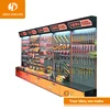 metal pegboard display stand shop racks and shelves supermarket promotion table. supermarket table