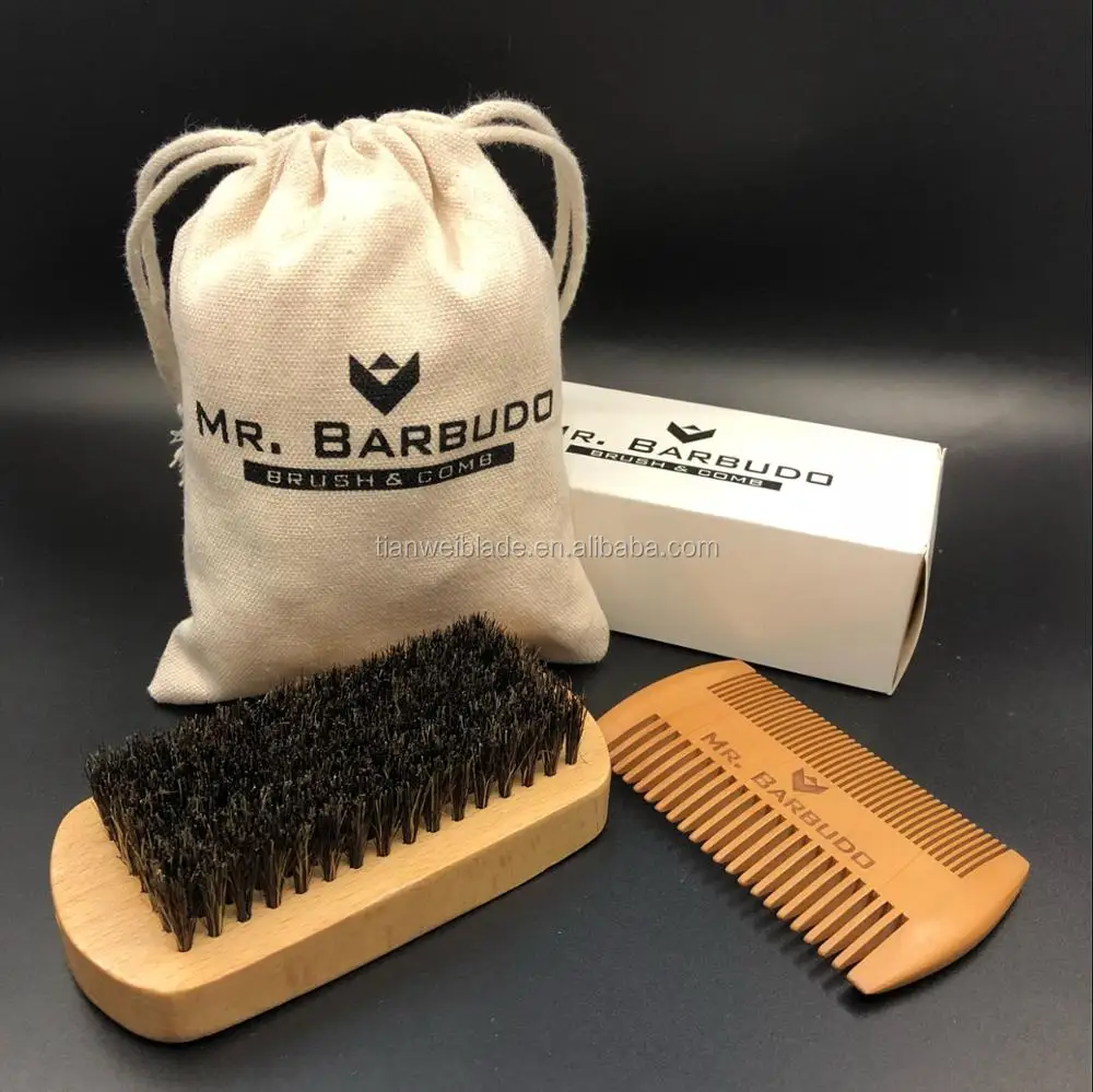 Good Beard Kit Oem Beard Brush And Comb Kit For Men Beard Grooming Kit