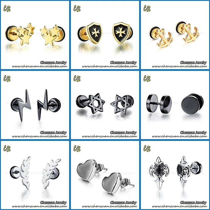 stainless steel earrings