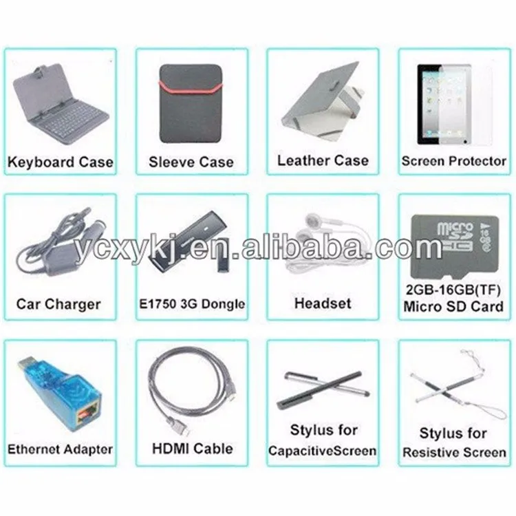 Tablet accessories