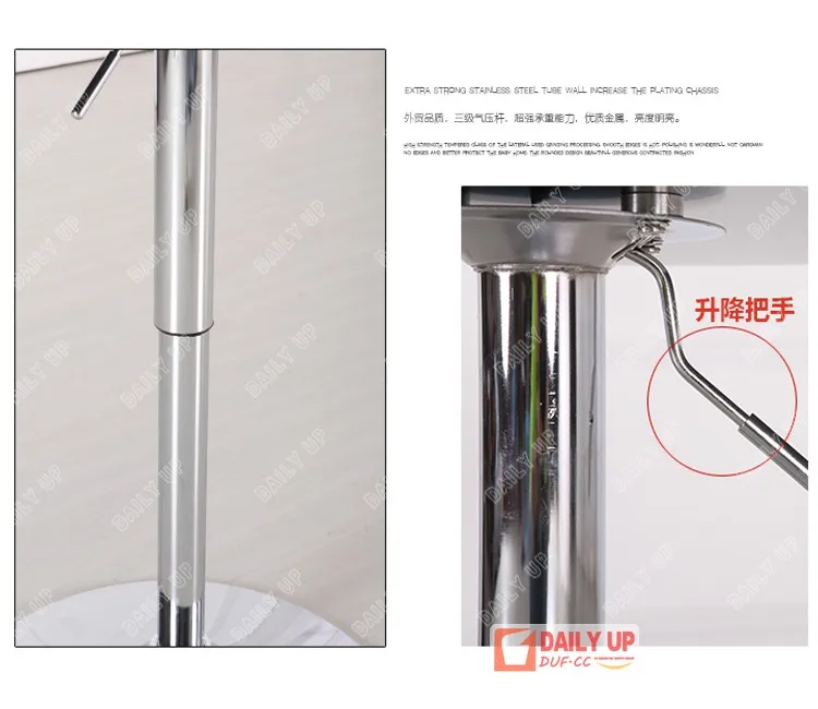 2016 Latest Dining Table Designs Height Adjustable Glass Banquet Table Mirrored Leisure Entertainment Table Top Made In China