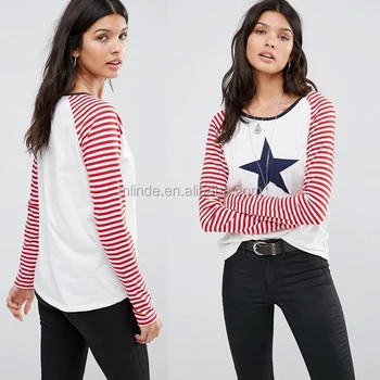 ladies long t shirts online shopping