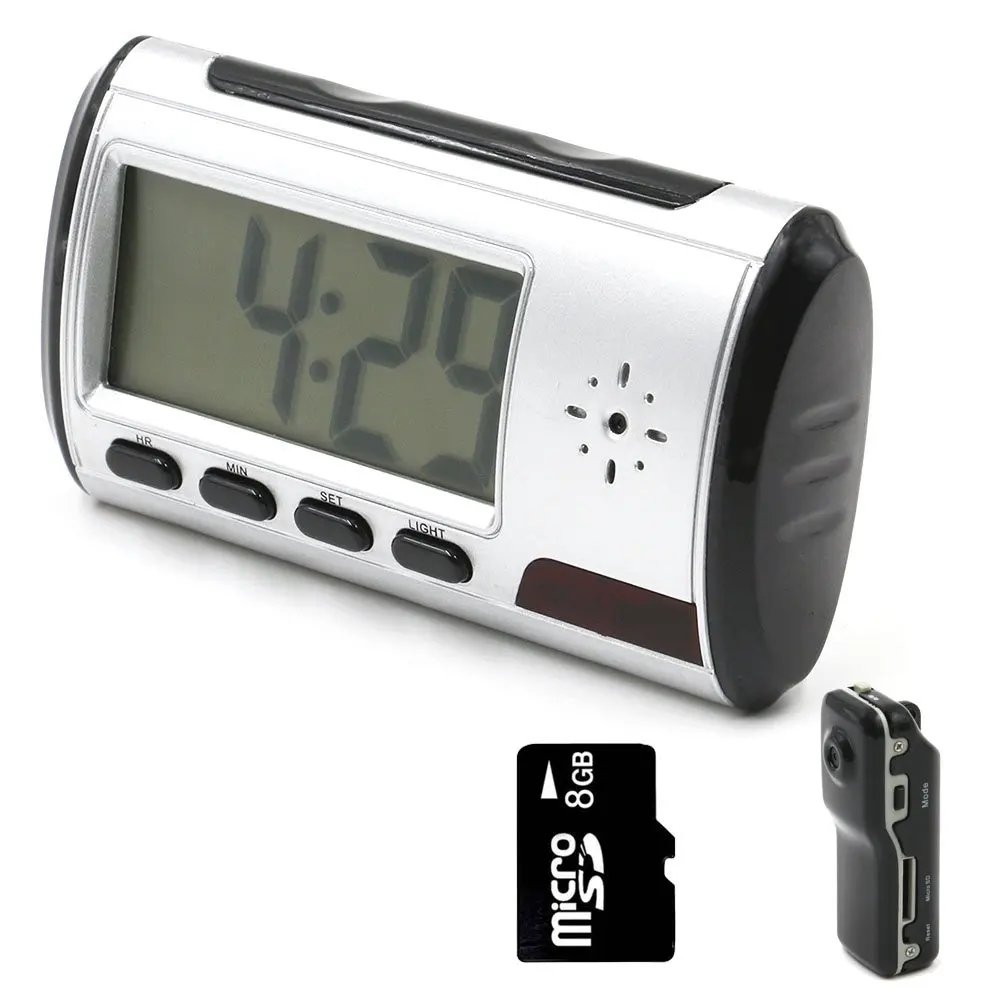 Buy Mini Camera Yycamus Alarm Clock Nanny Cam With One More Mini Dv And 8gb Micro Sd Card In Cheap Price On Alibaba Com