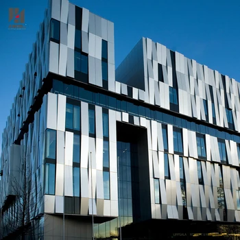 Commercial Exterior Wall Paneling Aluminum Facade Panel For Buildings ...