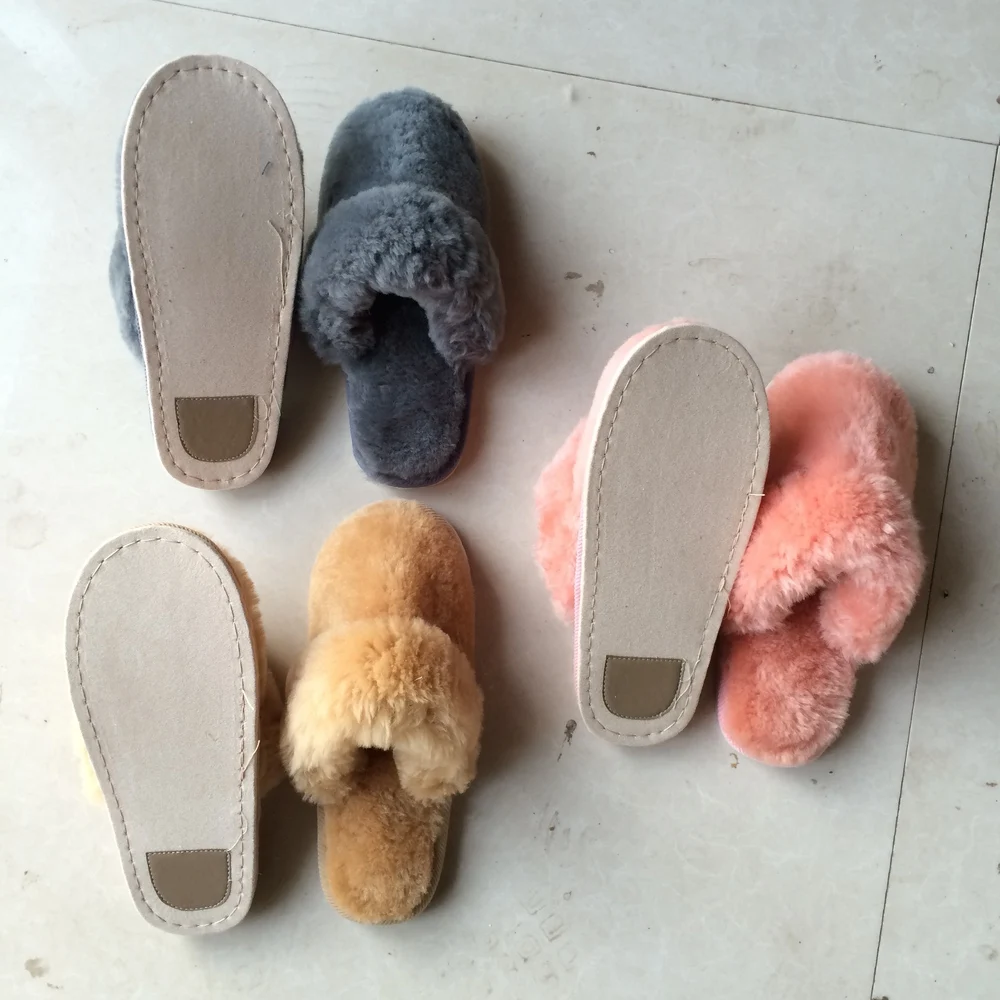genuine sheepskin slippers
