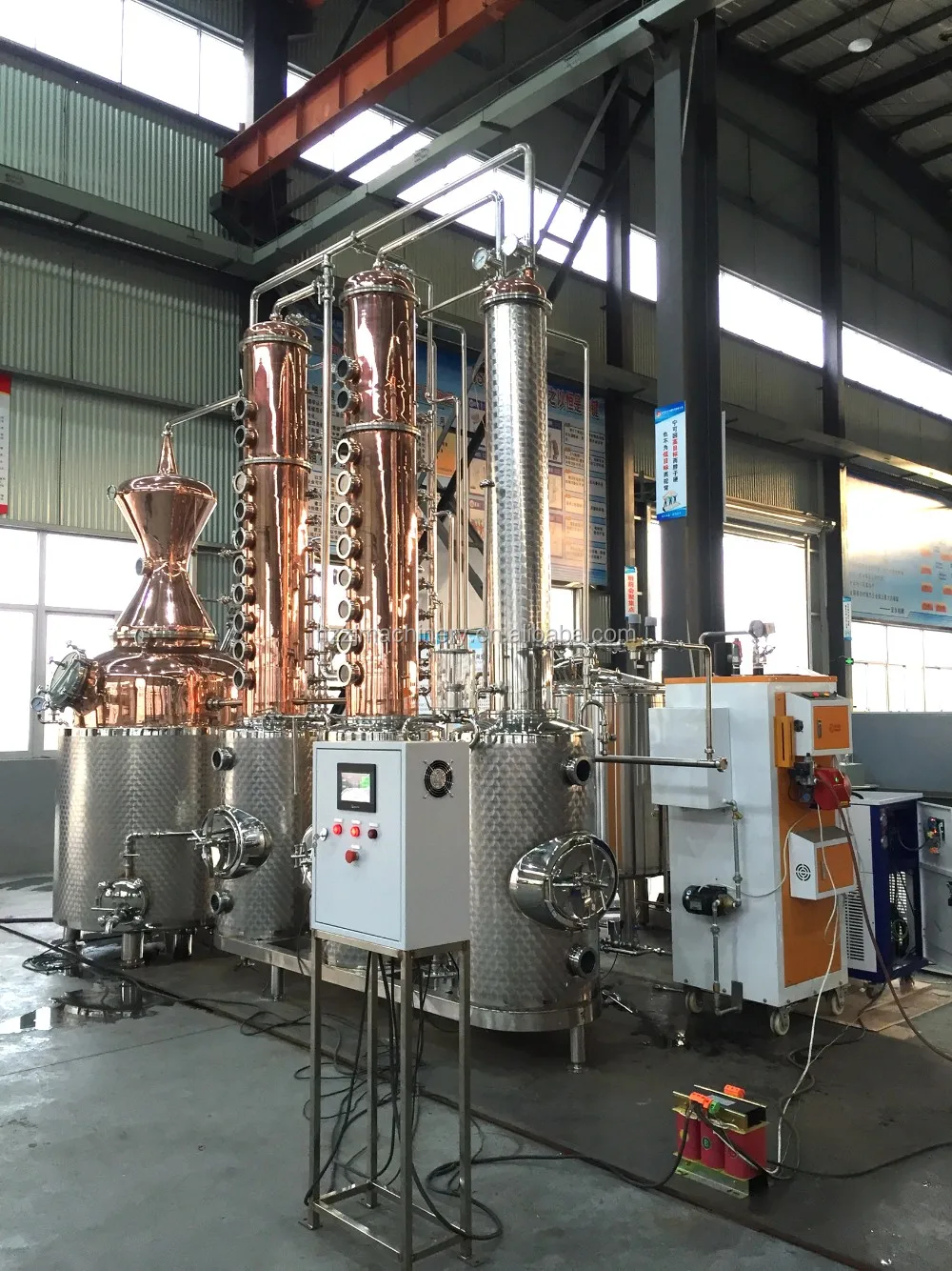 1000l Alcohol Vodka Distillery For Sale With Copper Distillation Column