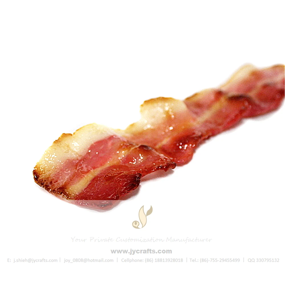 Nonedible Fake Bacon Store Display Photography Props Kids Play Food