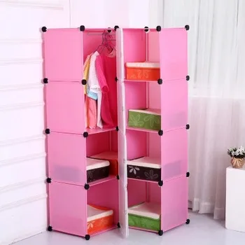 Commercial Office Furniture Pink Plastic Space Saving File Cabinet