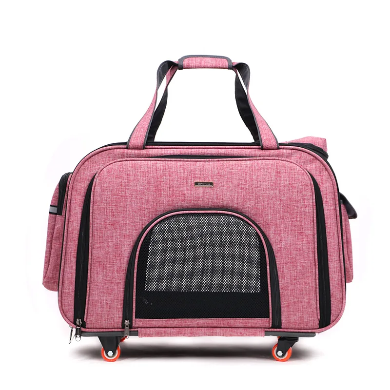 Ripstop Pet Dog Trolley Bag Adjustable Detachable Cat Travel Box Nk Buy Dog Carrier With
