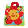 Quiet Book for Toddler Portable Baby Soft Activity Book Non-Toxic Early Learning Basic Life Skill Toy