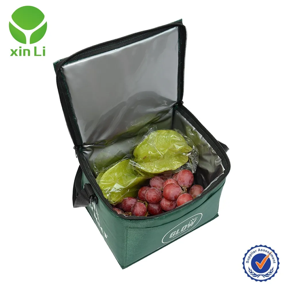 6 Cans Small Soft Beer Cooler Bag With Aluminum Foil And Customized