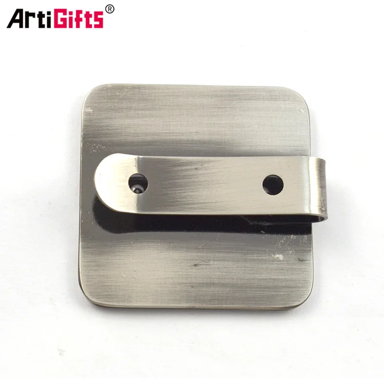 Promotional Items cheap custom blank engraved metal golf cap clip ball marker