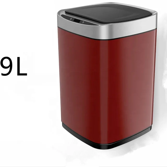 
Binx 9L Inductive Type Waste Bin Smart Sensor Automatic Kitchen And Toilet Rubbish Bin Stainless Steel Trash Can 