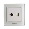 KA series crystal glass panel television and telephone socket