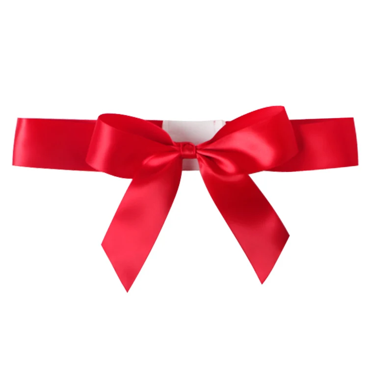 Pre Fait Noeud De Ruban De Satin Rouge Cadeau Arc Elastique Avec Ruban Pour Emballage Cadeau Buy Satin Ribbon Bow Bow With Ribbon Ribbon Bow Product On Alibaba Com