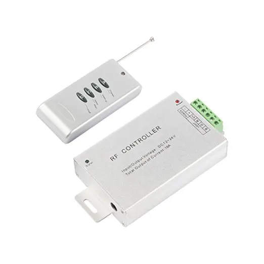 Wireless RF Remote Controller DC12-24V 24A RF 4-key Aluminum Products Controller LED Light Bar