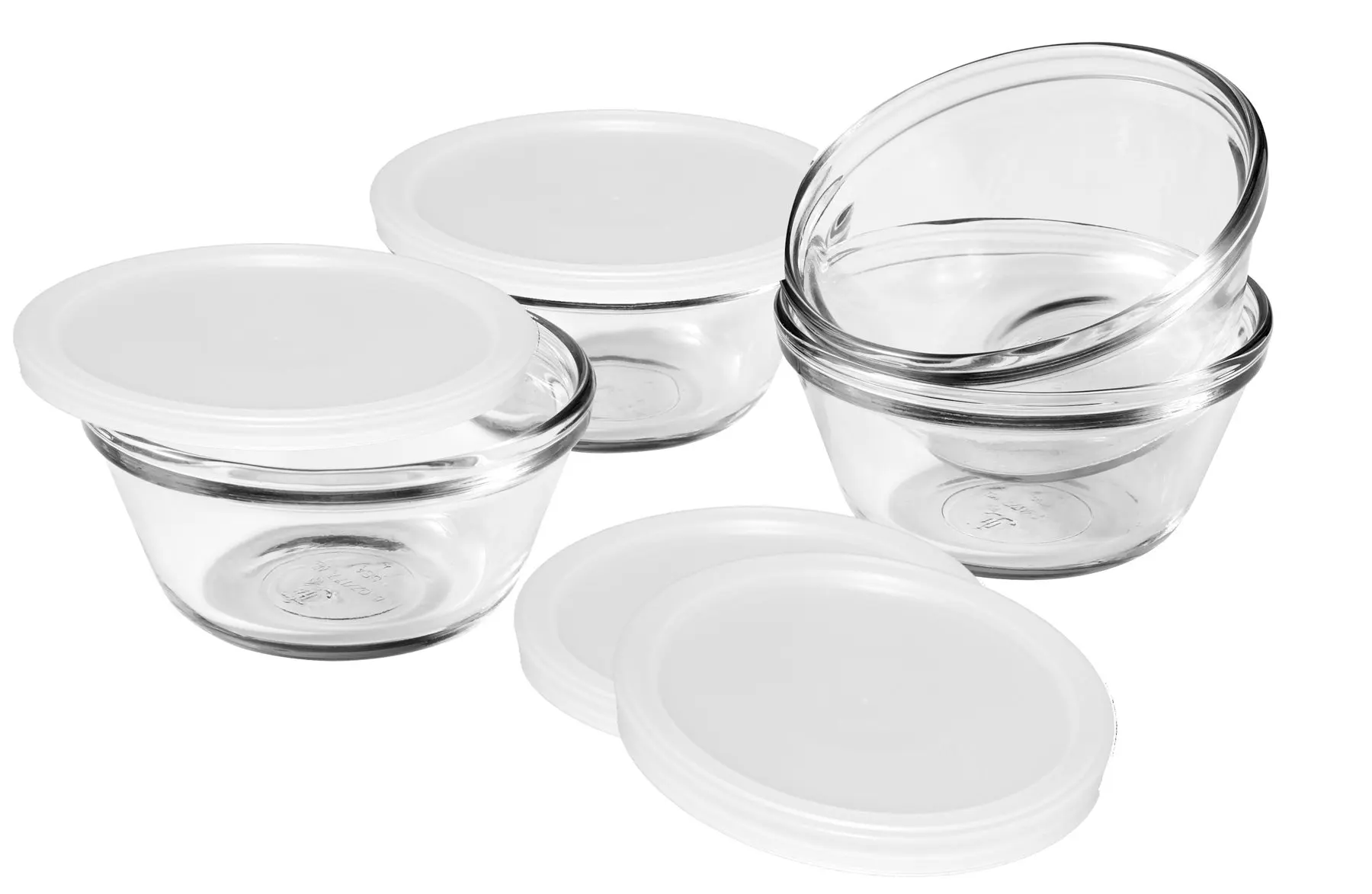 Anchor Hocking 6-Ounce Custard Cups Frustration Free Packaging Set of 4