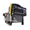 Paper pulp dewatering filter press