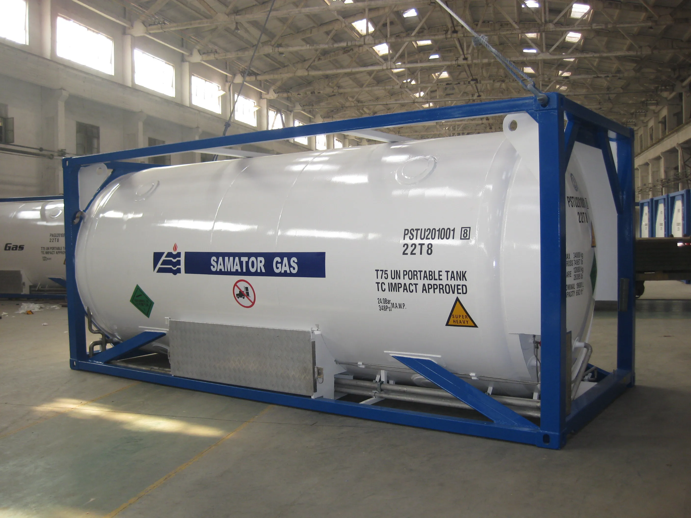 2019 Best Selling Liquid Gas 40ft Lng Iso Portable Helium Tank