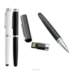 Pen shape usb drive black and white color dual purpose 2GB 4GB 8GB 16GB 32GB