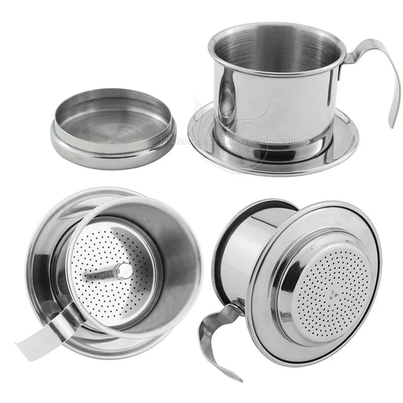 Stainless Steel Vietnam Coffee Dripper Maker Coffee Filter