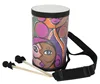 Wooden percussion instrument customized bongo, cartoon colorful bongo drum ABC-FD1031