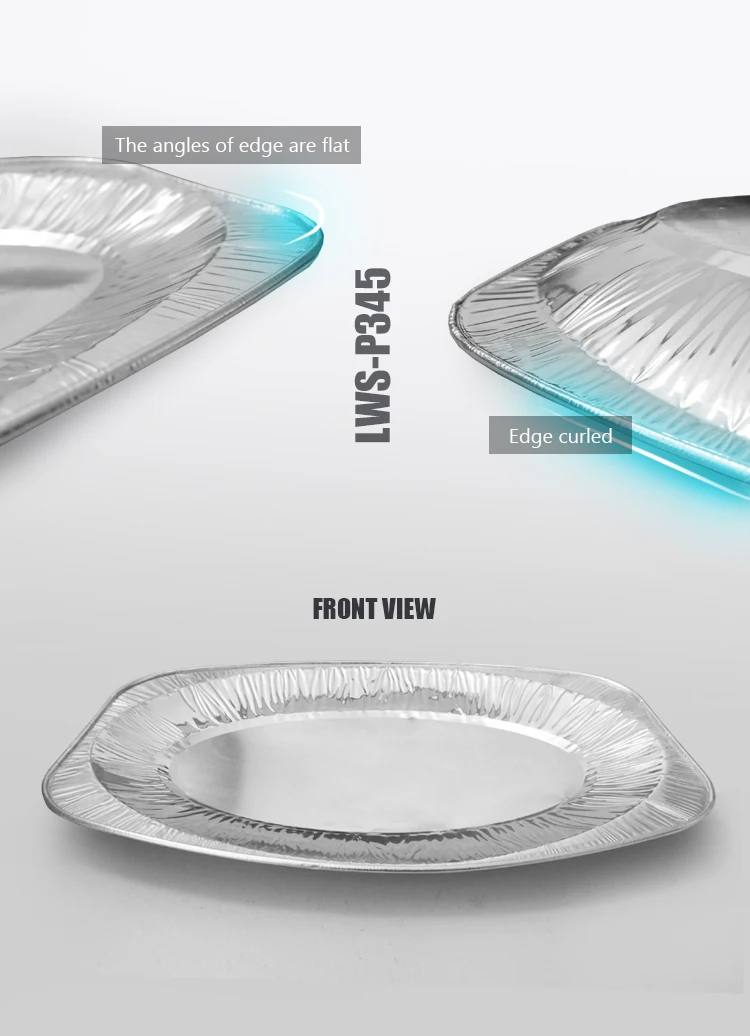 disposable one-time baking aluminum food foil pan