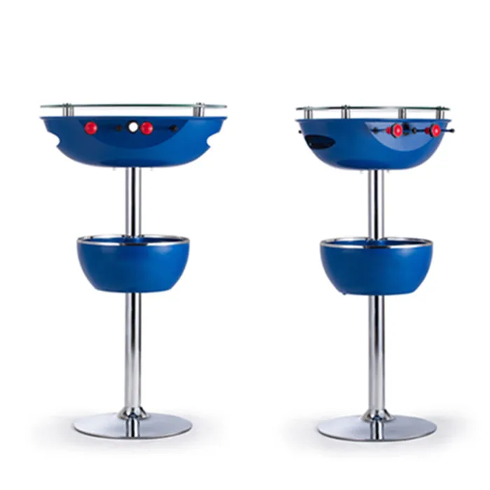 Patented Icy Table Portable Bar Table With Foosball Game And Drink