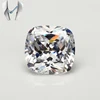 Alibaba Cheap Price Machine Cut Cushion Shape White Cubic Zirconia