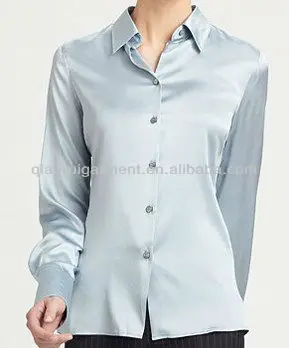 satin dress shirt womens