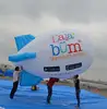 White blue inflatable airship helium blimp balloon H4119