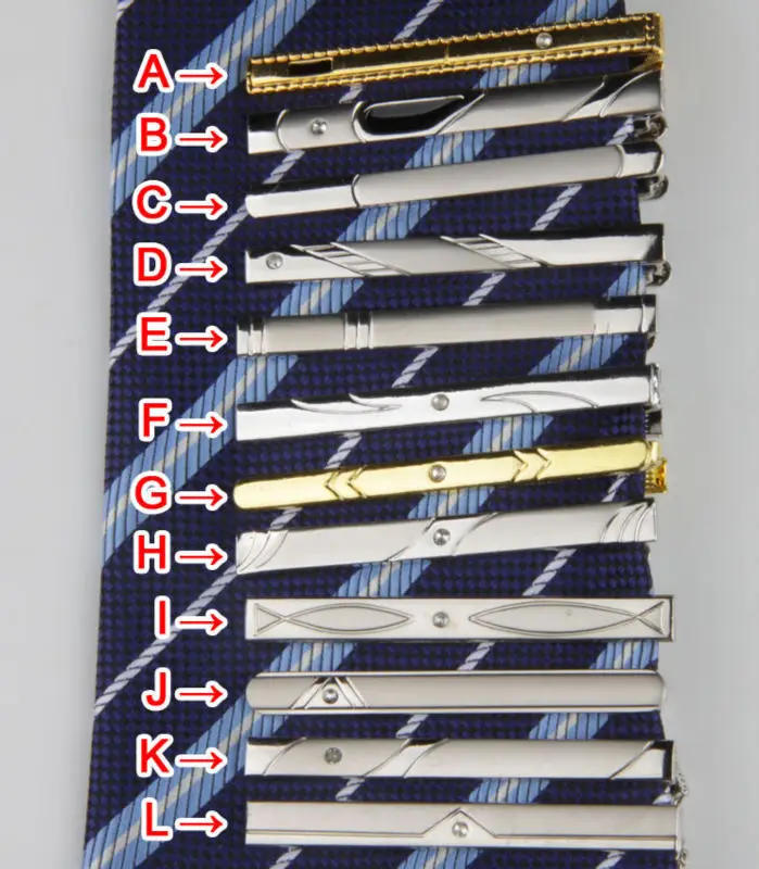 Corto clip de corbata de calidad superior de Madera Joyería para Hombre A528