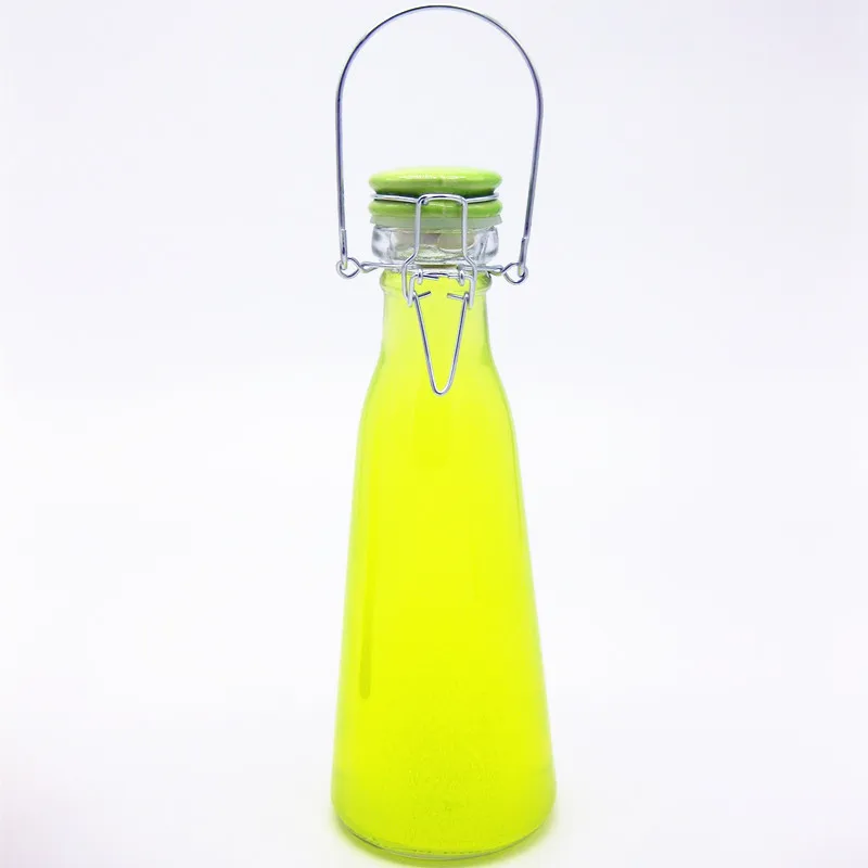 500ml/1000ml cone-shaped glass milk bottle with Screw cap