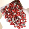 light siam red diamond shape hot fix flat back rhinestones