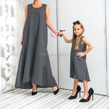 mommy and me polka dot dress