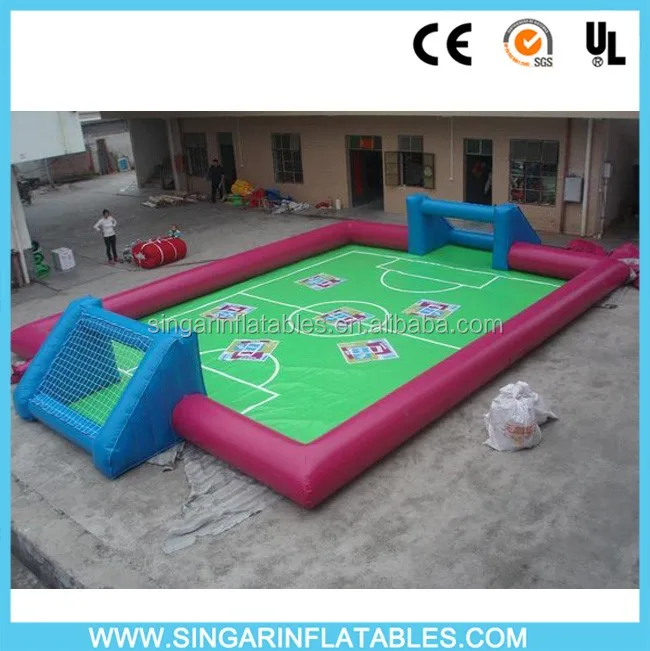 Outdoor Inflatable Soap Soccer Field Sport Games/soap Soccer Pool/field