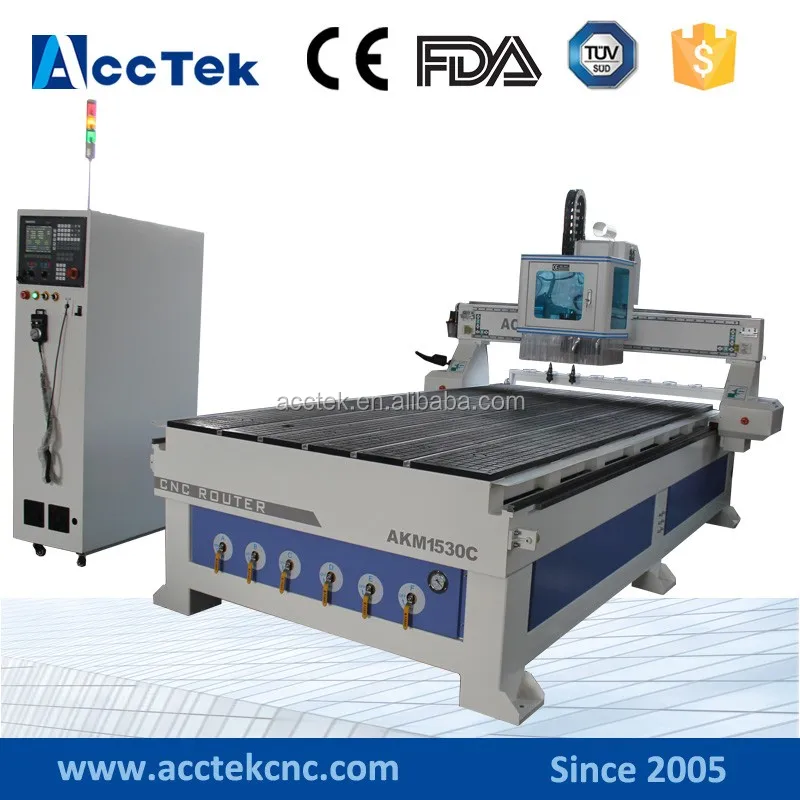 Woodworking machinery atc cnc router door making tool changer with atc spindle