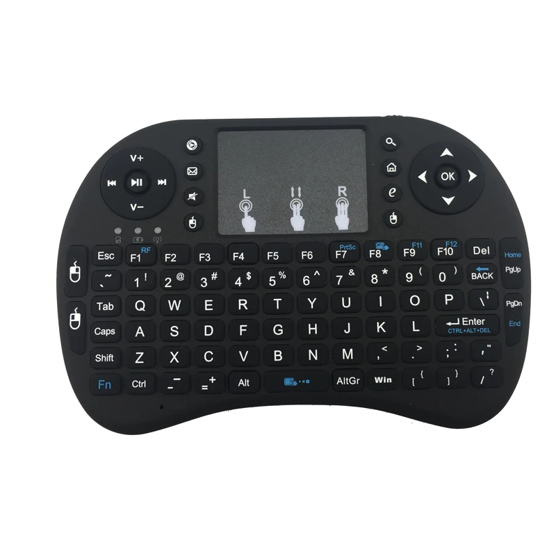 2.4GHz Rii I8 remote Mini wireless keyboard with touchpad for raspberry pi 3 wifi board use