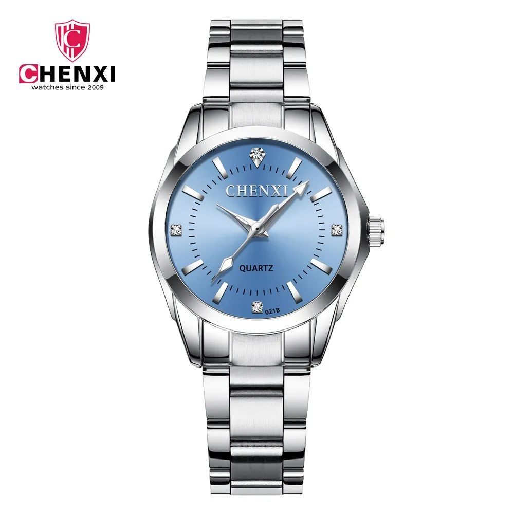 Chenxi 004a Stainless Steel Band Classic Gold Wrist Watch Business Men ...