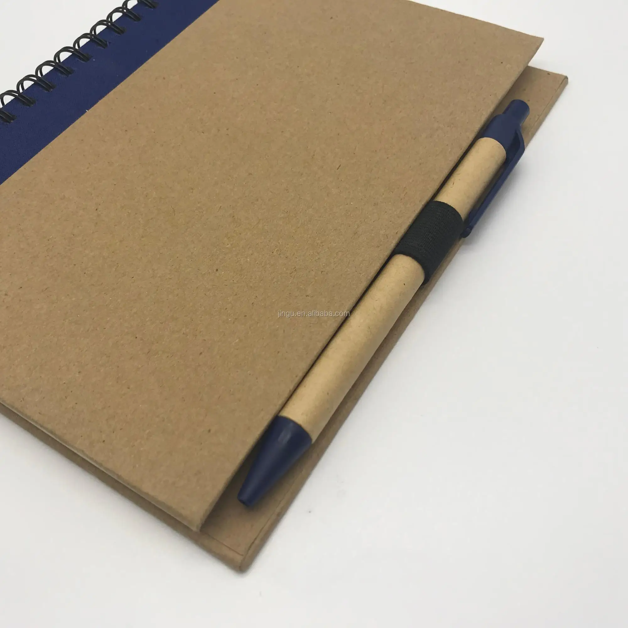 Recycled Kraft Cover Notebook With Pen Buy Recycled Notebook,Recycled