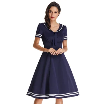 sailor swing dress