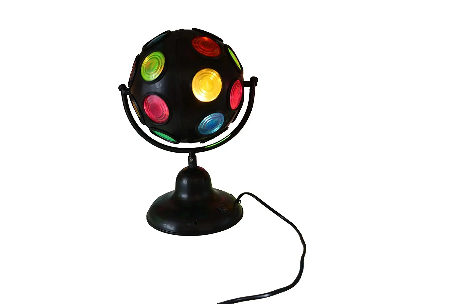 Black Light Disco Ball Find Deals On Get Quotations Deliawinterfel Party 6 Inch Spinning Rotating Multi Coloured Led Disco Ball Black Kids Light Lamp